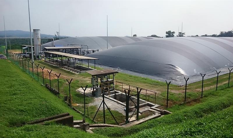 鱼塘土工膜实拍图16_厂家鸿跃环保