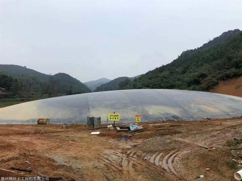 鱼塘防渗膜实拍图9_厂家鸿跃环保