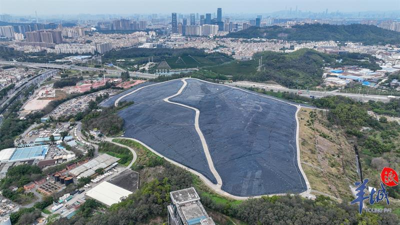 垃圾填埋场土工膜实拍图21_厂家鸿跃环保