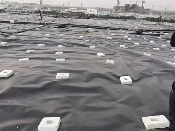 蓄水池土工膜实拍图23_厂家鸿跃环保